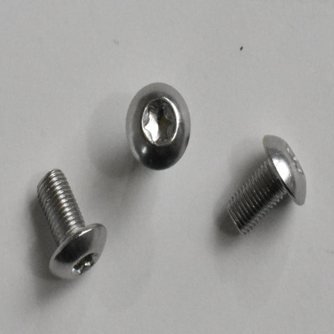 Stainless Button Head Torx Screw #6-64 Pitch, 18-8 stainless
