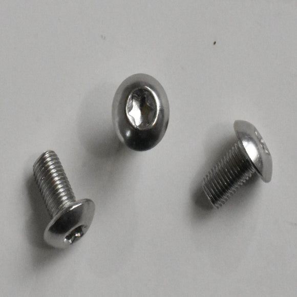 Stainless Button Head Torx Screw #6-64 Pitch