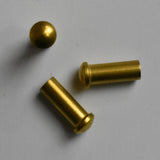 1/8" x #2-56 Stainless Sex Bolt TiN coated (PVD) 416