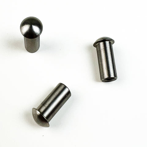 3/16" x #6-32 Titanium Sex Bolt Satin Finish, 6Al4V titanium